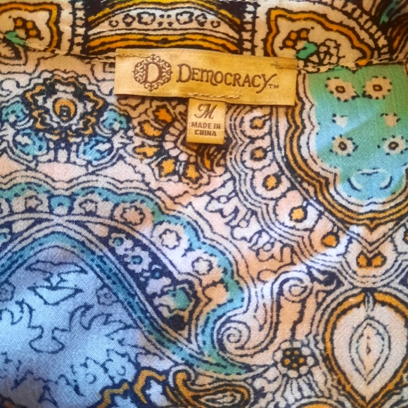 Blouse 3/4 Sleeves Boho - Picture 4 of 4